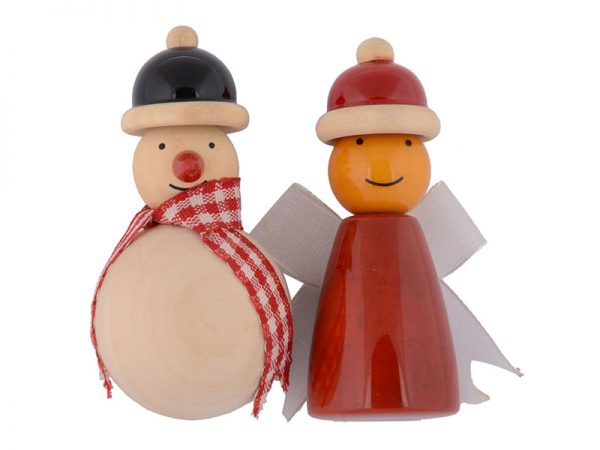 Snowman & fairy Fridge magnets 1